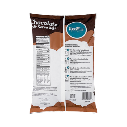 6 BOLSAS DE CHOCOLATE SOFT SERVE MIX
