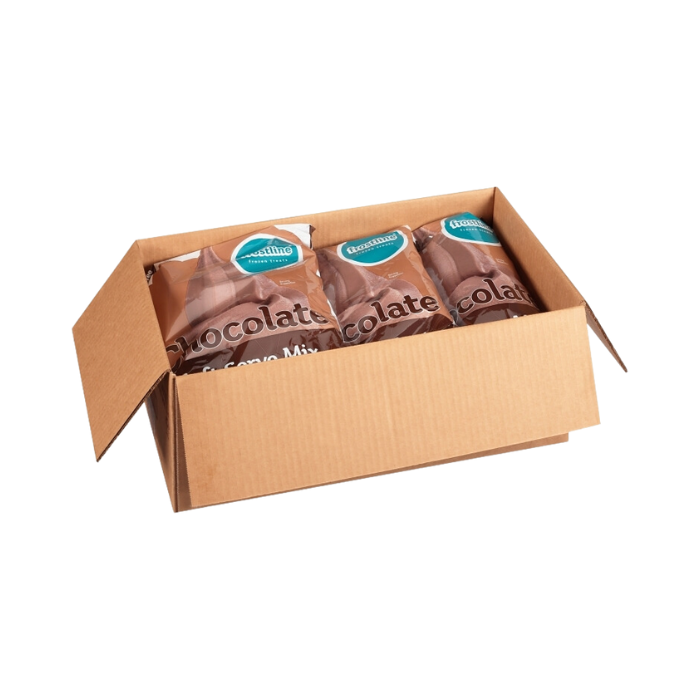 6 BOLSAS DE CHOCOLATE SOFT SERVE MIX
